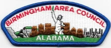 Birmingham Area Council Strip S-4 Plastic Back CSP SAP Boy Scouts of America BSA