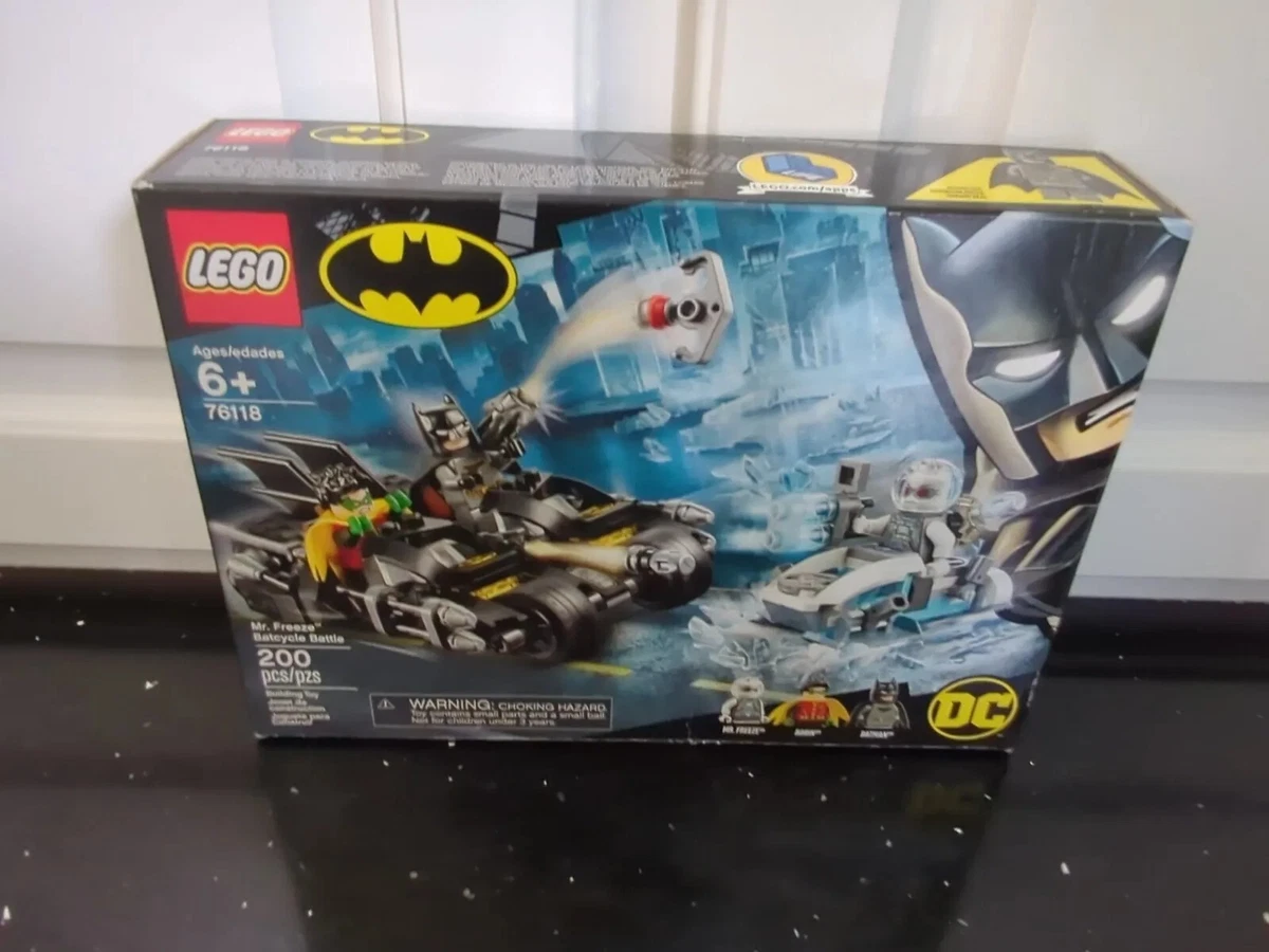 LEGO DC Batman Mr. Freeze Batcycle Battle 76118 Building Kit (200 Pieces)