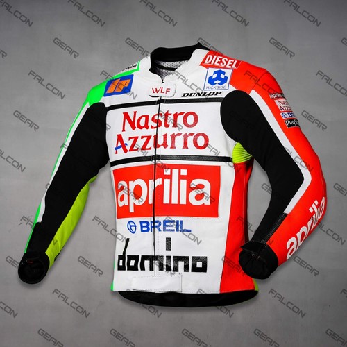 Chaqueta de cuero para moto Valentino Rossi Aprilia 1999 | Todas las tallas - Imagen 6 de 8
