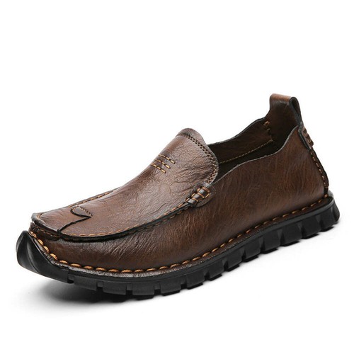 Outdoor Sports Anti-slip Lace-up Soft Bottom Men's Casual Leather Shoes - Picture 43 of 64