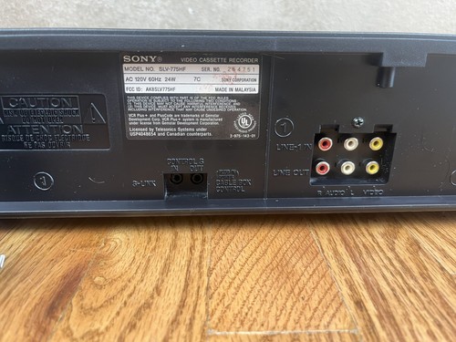 Sony SLV-775HF VHS Videorecorder Video Cassette Player Recorder für Ersatzteile FUNKTIONIERT LESEN - Bild 5 von 5