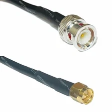 USA-CA RG58 BNC MALE to SMA MALE Coaxial RF Pigtail Cable