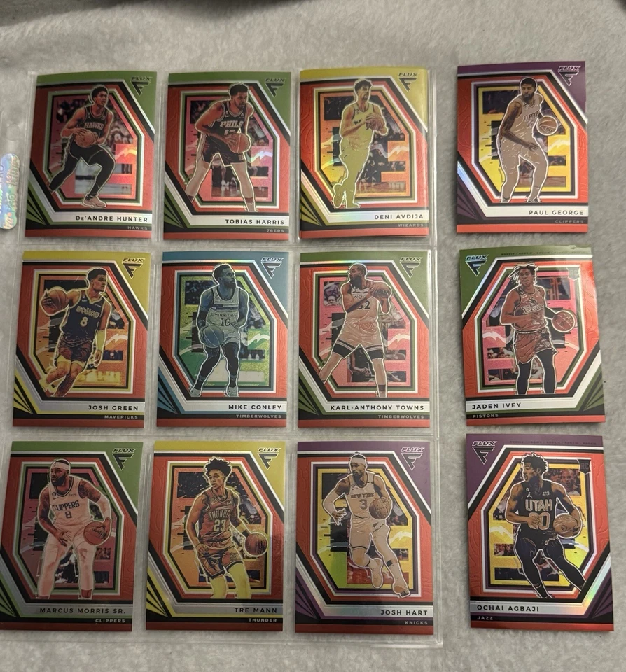 2022-23 Flux Silver Blue Red Sunshine Moonlight Eclispe Prizm You Pick PYC - Image 4 of 4