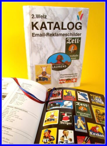 Welz Katalog orig. verpacktes Hardcover Buch 3.980 Emailschilder PEZ ARAL BP KFZ - Bild 1 von 12