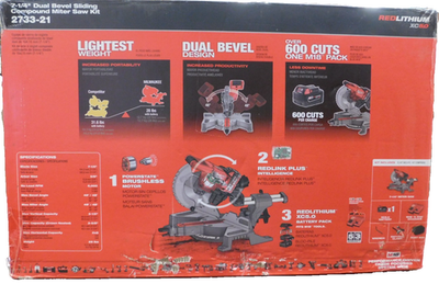 Milwaukee M18 FUEL 7-1/4 in. Dual Bevel Miter Saw Kit - Red (2733