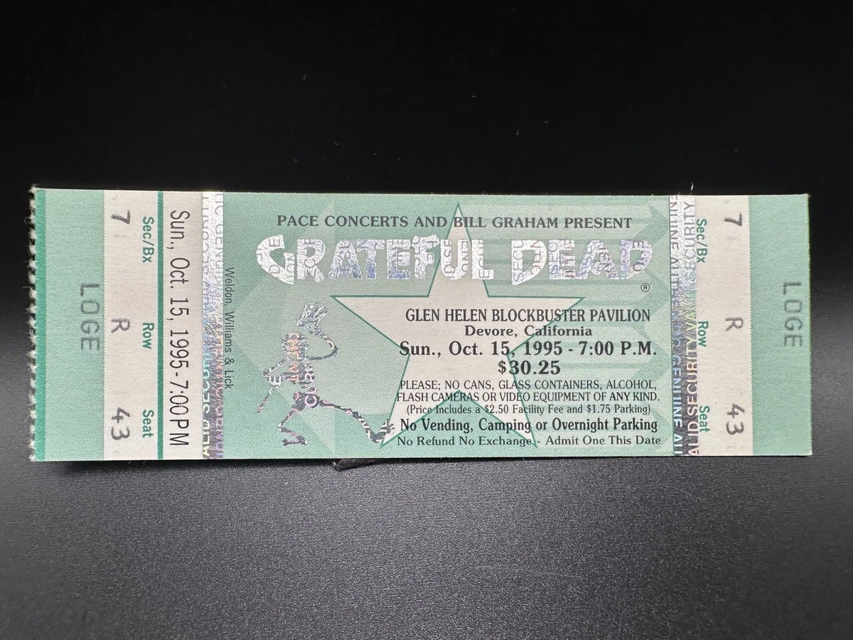 Grateful Dead Concert Memorabilia for sale | eBay