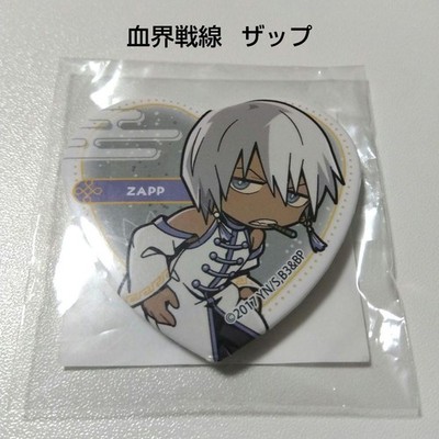 [Blood Blockade Battlefront] Zapp Kujibikido Bonus Bonus Heart Can Badge