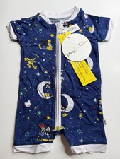 NWT Little Sleepies Disney Mickey Friends Shortie Zippy 3-6 Months