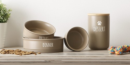 Ceramic Pet Bowls for Dogs & Cats Dishwasher & Microwave Safe, Non-Slip Botto... - Picture 5 of 8