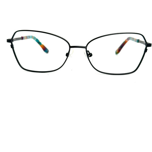 BCBGMAXAZRIA Valina Black Womens Butterfly Full Rim Eyeglasses 53-15-135 20764