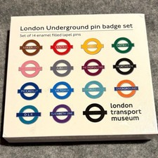 London Underground Subway Pin Badge Set - Transport Museum - 14 Pins