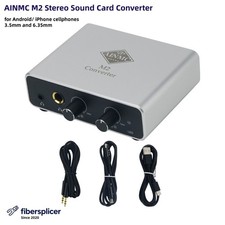 AINMC M2 Sound Card Converter for Live Streaming for iPhone Android phone
