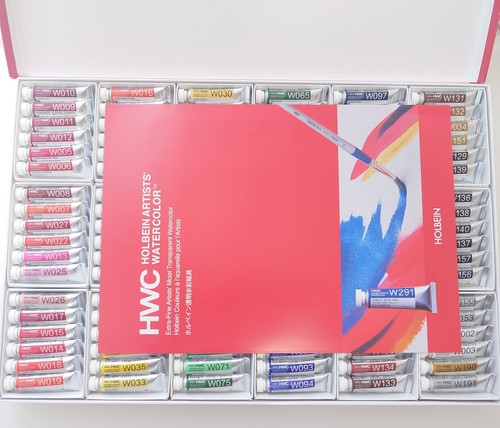 Holbain Transparent Watercolors Colors 108 Colors Set 5ml Full Color Set Fedex - Picture 4 of 4