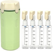 4 in 1 Travel Dispenser,4 Pack 30ML Travel Bottles for Toiletries,Refillable,...