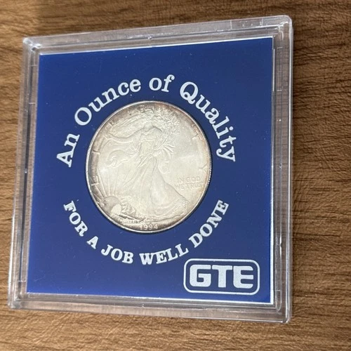 1994 Silver Eagle Dollar, American 1 Ounce .999 Fine Silver $1 Coin, USA $1