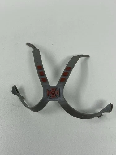 Vtg MOTU He Man ARMOR Taiwan harness original 1982 gray weapon accessory part