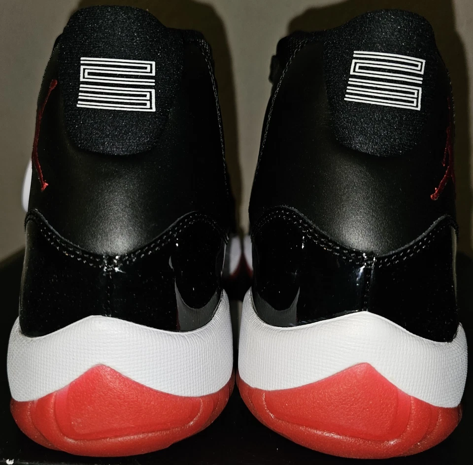 Air Jordan 11 Retro Bred Playoffs 2012 para hombre talla 11. DEADSTOCK. 378037 010. Foto 4 de 4