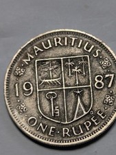 Mauritius Coin 1 Rupee 1987