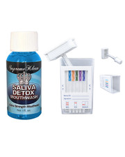 Supreme Klean Saliva Detox Mouthwash & 9-Panel Multi-Oral Saliva Fluid Test Kit