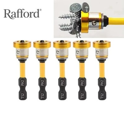 Magnetic Drywall Screwdriver Bit Set 1/4 Hex Phillips Drill Bit Tool