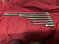 Mixed Lot of 7  USA Socket Extensions, 3/8 Drive,  Matco Thorsen  New Britain