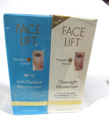 DUAL Face Lift  Vitamin C Cell System Daily Moisturizers- University Medical NEW