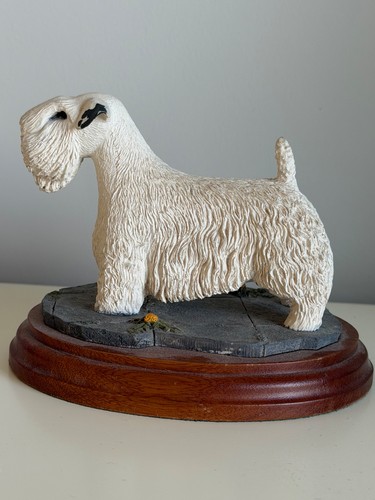 Heritage Fine Arts Sealyham Terrier Carved Resin Figurine