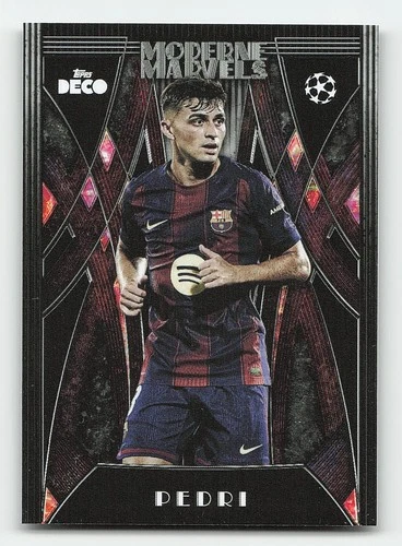 2025-26 Topps Deco UEFA Club Competitions Pedri Moderne Marvels