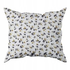 Cushion Cover Pillow Case 50x60 Basket Cotton Floral Zippered