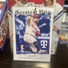2026 Topps #GH-16 Kyle Schwarber 2025's Greatest Hits