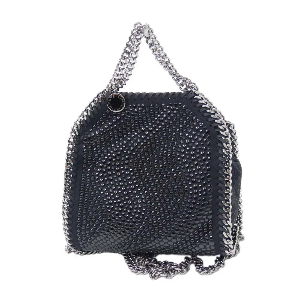 Stella McCartney — STELLA McCARTNEY Women's Mini Tote Bag 391698 WP0050  STUDDED ECO SHAGG Black