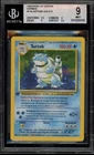 Pokemon Blastoise (Turtok) Base Set 1st Edition German Holo Rare #2 BGS 9 Mint