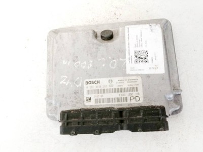 Opel Zafira 2001 ECU Engine Computer (Engine Control Unit) 0281010 #2277391-08