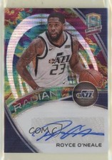 2019-20 Spectra Radiant Signatures Celestial Prizm 8/75 Royce O'Neale Auto 2jq