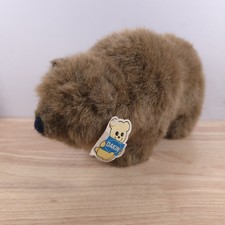 Vintage Dakin Grizzly Bear Plush Nature Babies 1985 Korea Rare w/ Tags