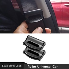2pcs Car Safety Seat Belt Clip Adjuster Buckle Strap Stopper Clamps Safe Comfort 2pcs Car Safety Seat Belt Clip Adjuster Buckle Strap Stopper Clamps Safe Comfort