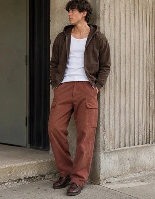 Levi's XX Cargo Taper Jeans Mens 30x30 Brown Cotton Stretch  Utility Streetwear