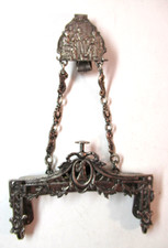 Antique Vintage Sterling Silver Purse Frame Chatelaine SHIPPED TO US TARIFF FREE