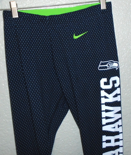 Seattle Seahawks Football Nike Leggings Pants Women's Medium - Picture 2 of 3