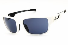 New Adidas SP0069 24A White/Smoke 61-18-130 Sunglasses