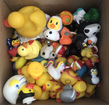 50 Assortment Rubber Ducks 1 TO 4 Inch Duckies Bath Toys 3LB BOX
