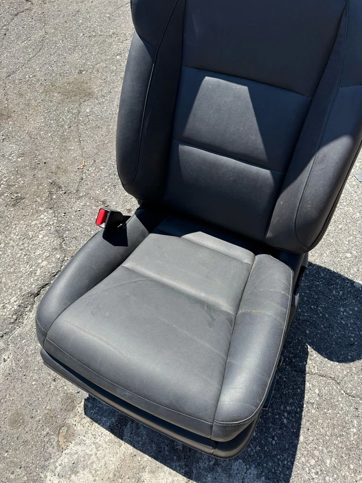 ACURA ILX 2013-2015 ASIENTO DELANTERO IZQUIERDO LADO DEL CONDUCTOR CUERO NEGRO MONTAJE OEM Foto 2 de 4