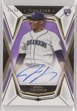 2019 Topps Five Star Auto Purple 41/50 Justus Sheffield #FSA-JS Auto 8k4