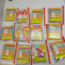 240 6x4 Birthday Cards  Envelopes Blank Interior. All In The Cards