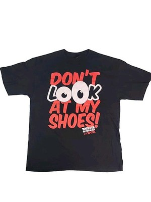 VTG Capital Brand - Don't Look At My Shoes - Reverse Psychology Men's T-Shirt XL