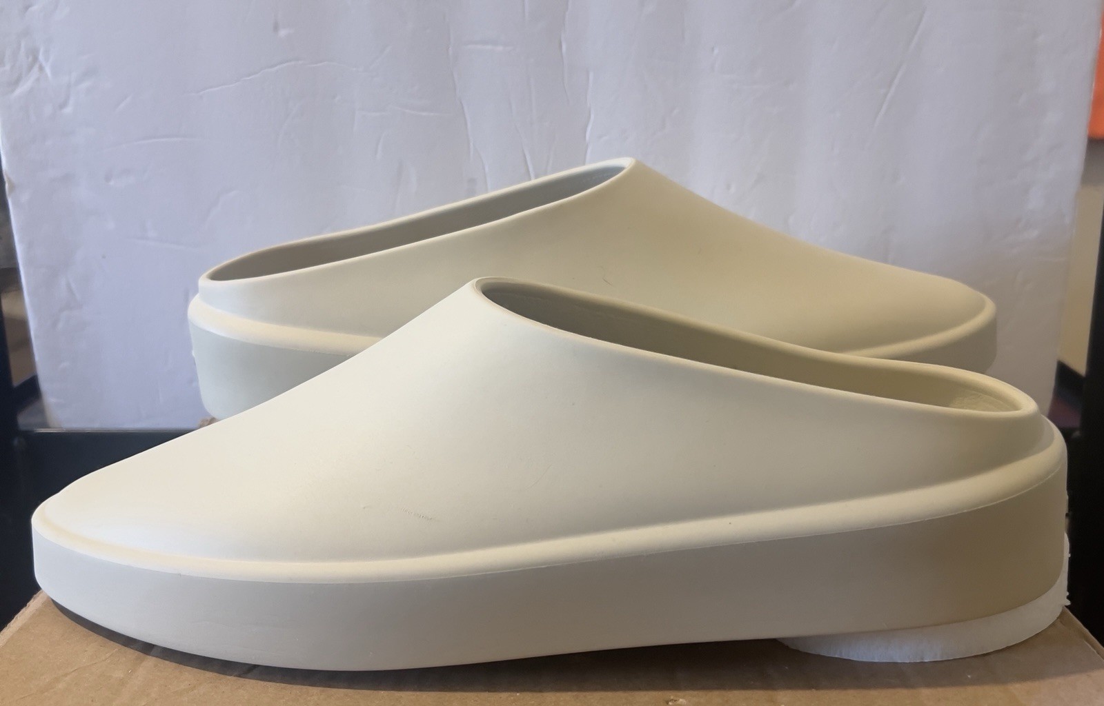 👀 DS Rare Size & Color! Fear of God  “The California” Mules in Oat Color. EU45 image 4
