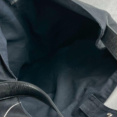 Yohji Yamamoto +NOIR One Shoulder Bag Leather Black Used Authentic