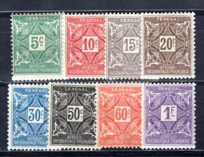 SENEGAL PORTO 1915 Yvert 12-19 * TADELLOS SATZ (I3148 - Bild 1 von 2