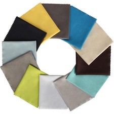 Microfiber Cleaning Cloths 12 Pack Assorted Colors 6x7 Inch for Eyeglasses