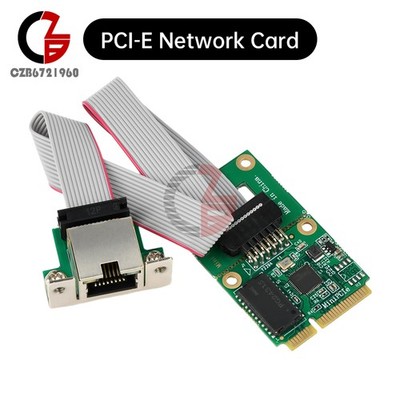 M.2 RJ45 Network Card 2.5G/100/1000Mbps M.2 PCI-E To Gigabit Ethernet Card PC